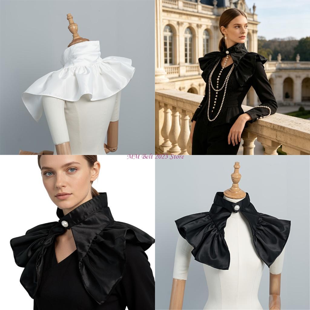 Victorian Women'S Formal Wear - 49ME Victorian Collar With Satined Detachable