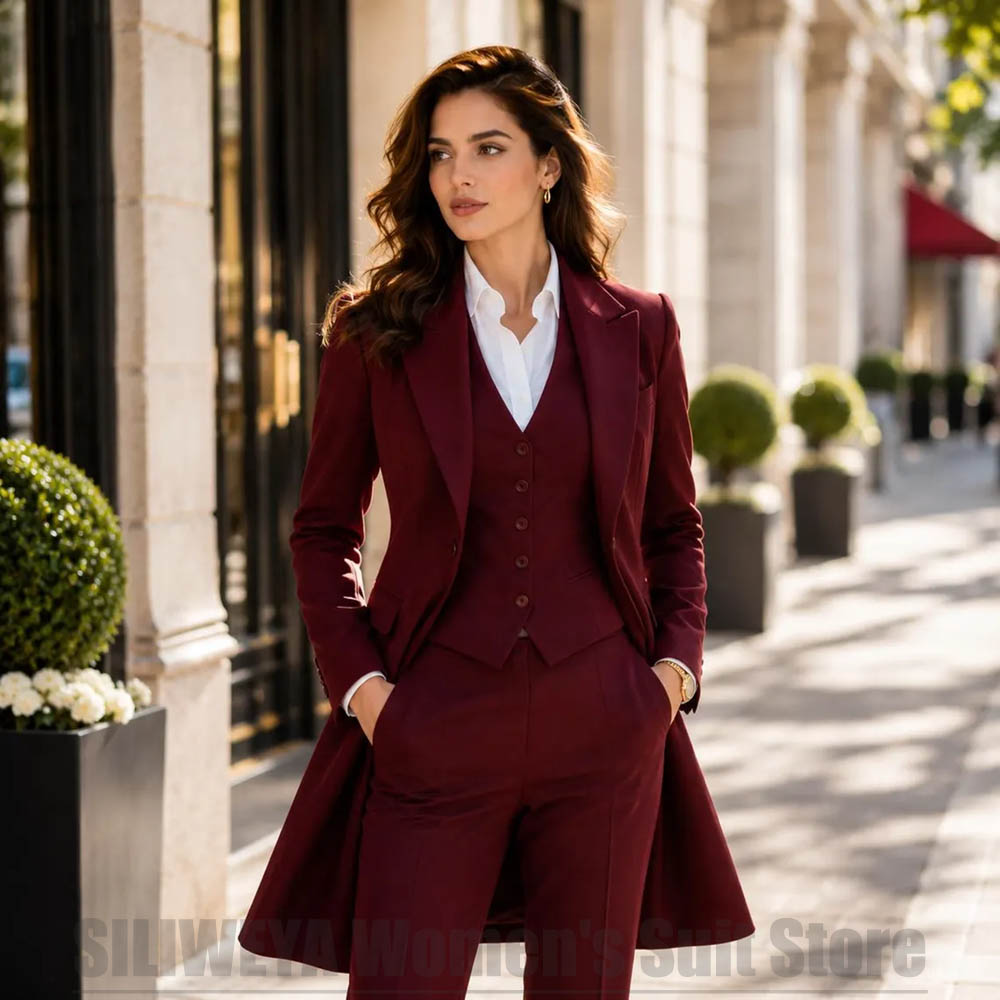 Women Formal Wear Shirts - Fashion Women 3 Piece Suit Elegant