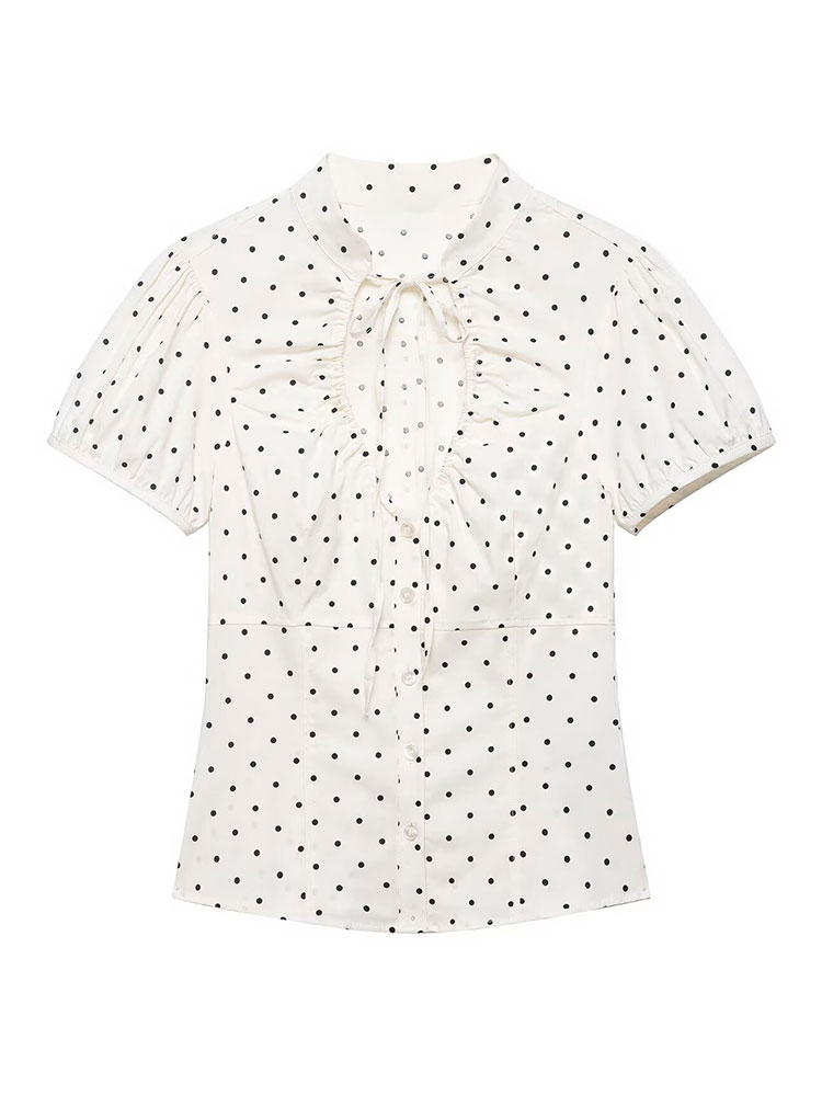 Women Formal Wear Shirts - HH Vintage Retro Womens White Shirt
