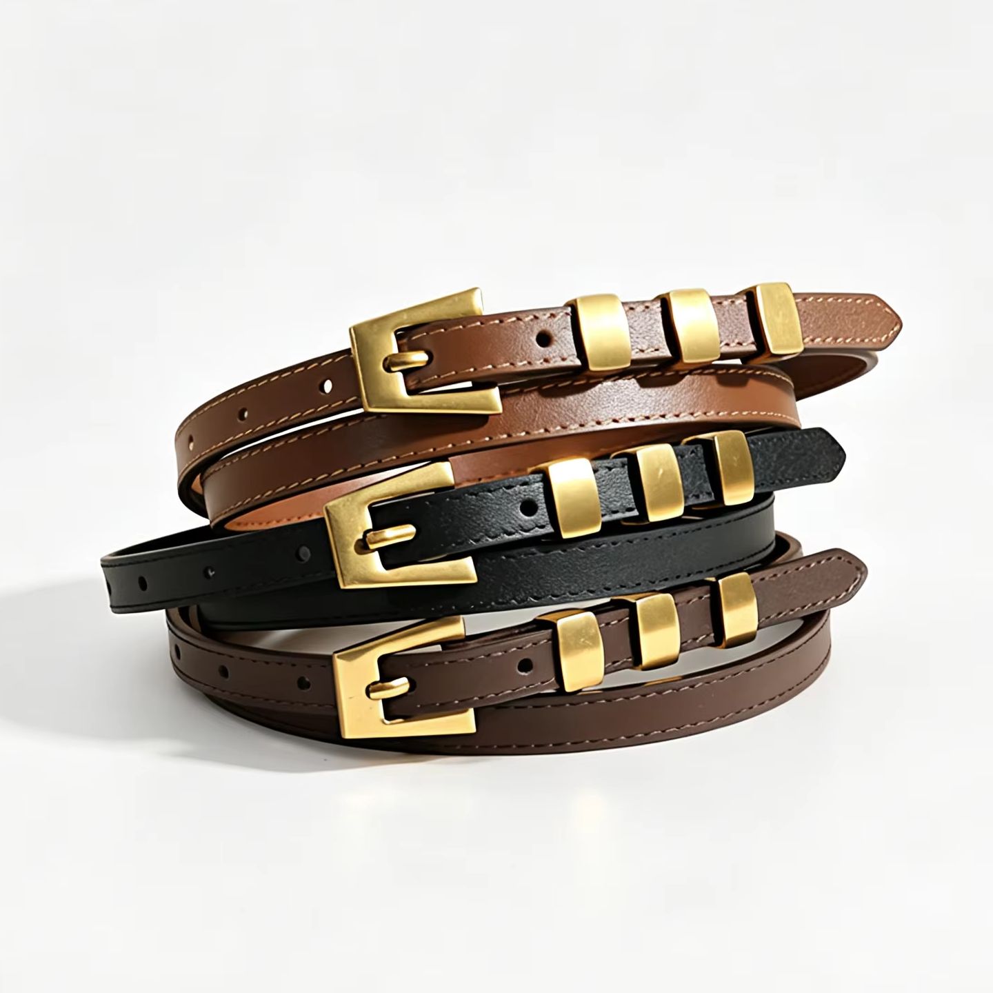 Women Formal Wear With Jeans - Women Slim Leather Waist Belt Retro