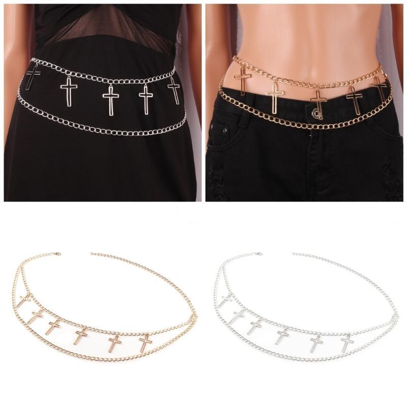 39BD Cool Crossed Pendant Wais - Women Formal Wear Belt recension och pris