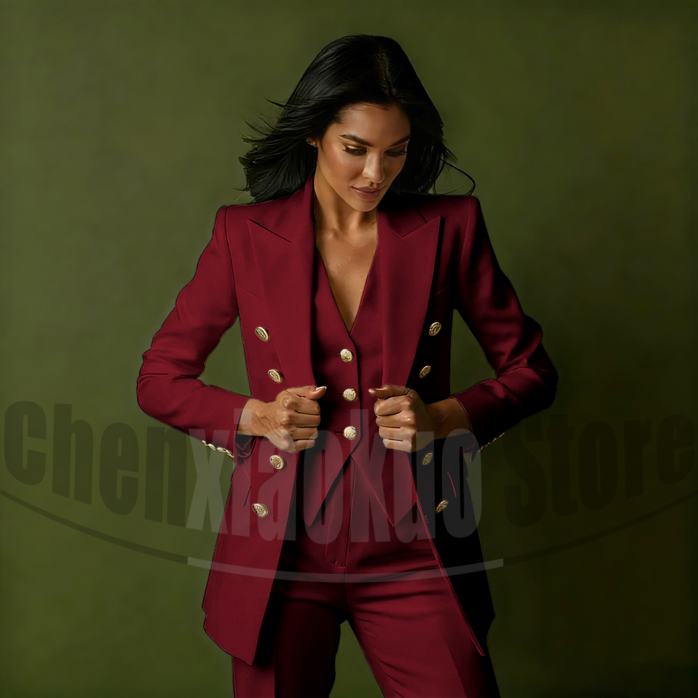 Women's Double Breasted Three  - Women Formal Wear Shirts recension och pris