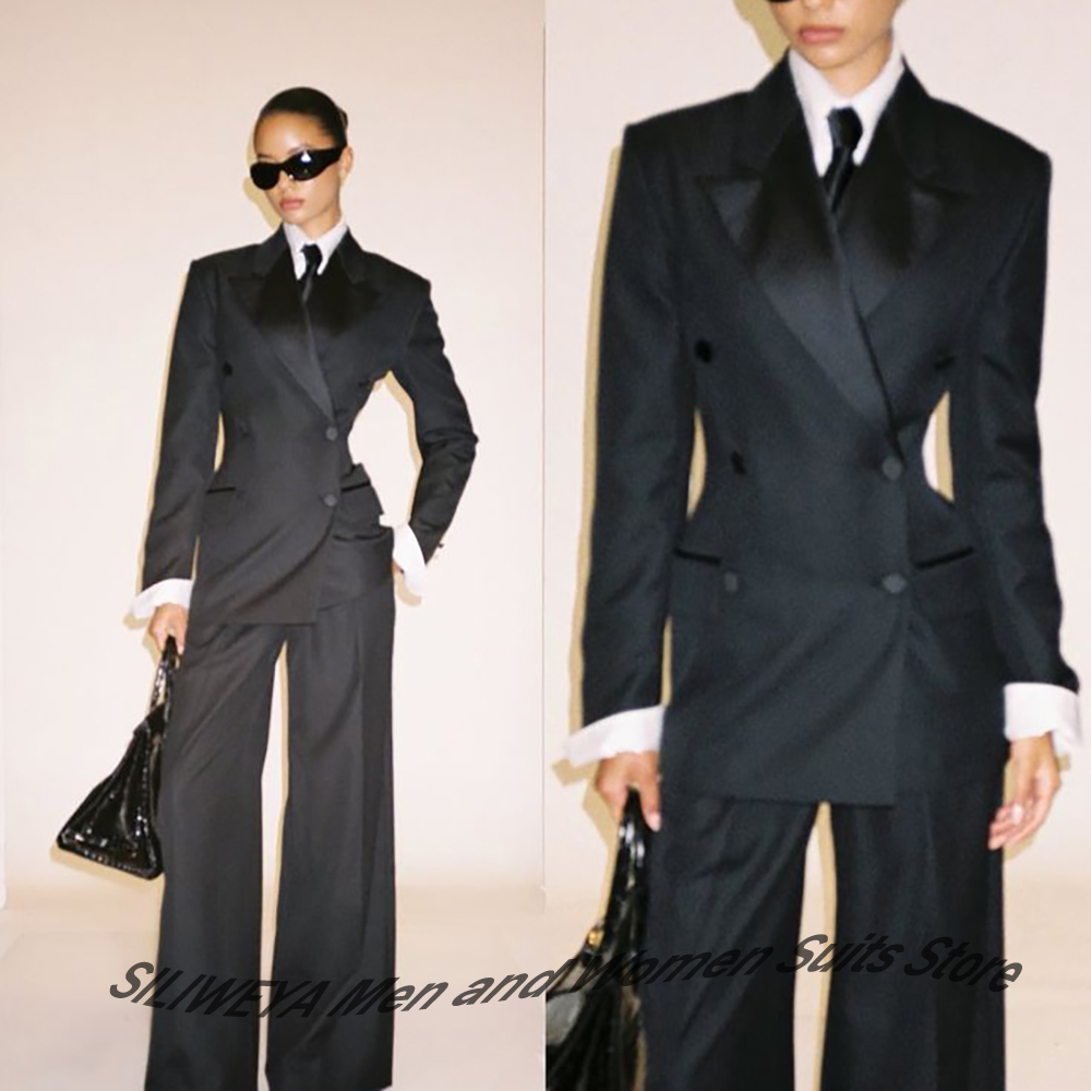 Professional Women's Black Dou - Women Formal Wear Shirts recension och pris