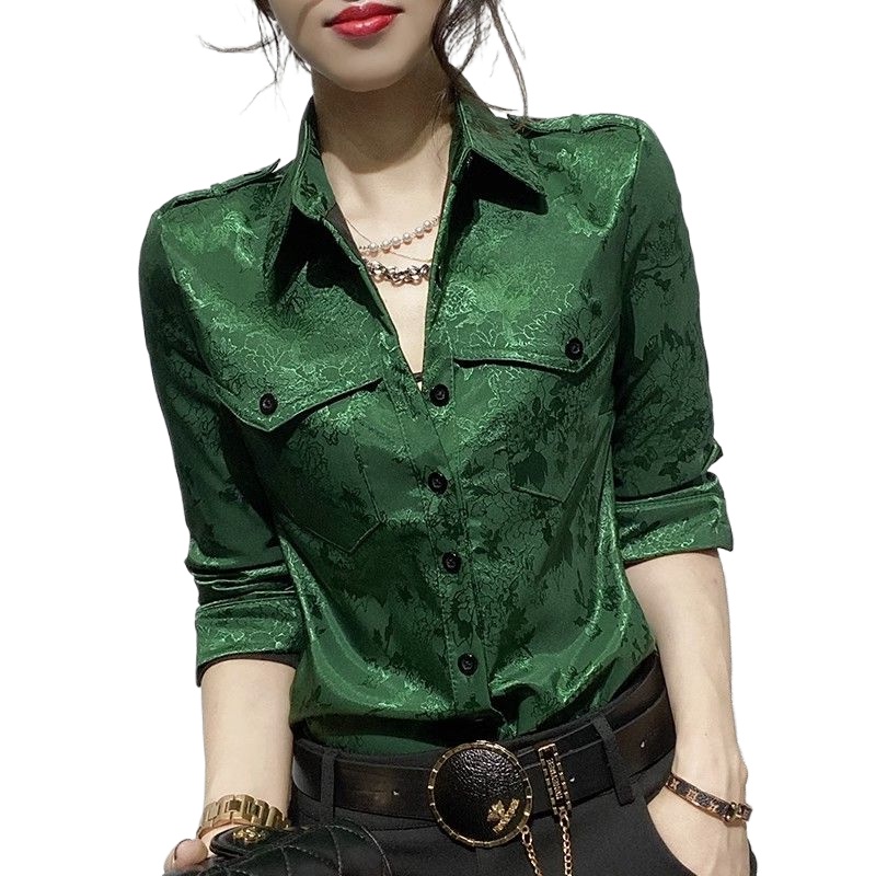 Female Tops Spring and Autumn  - Women Formal Wear Shirts recension och pris
