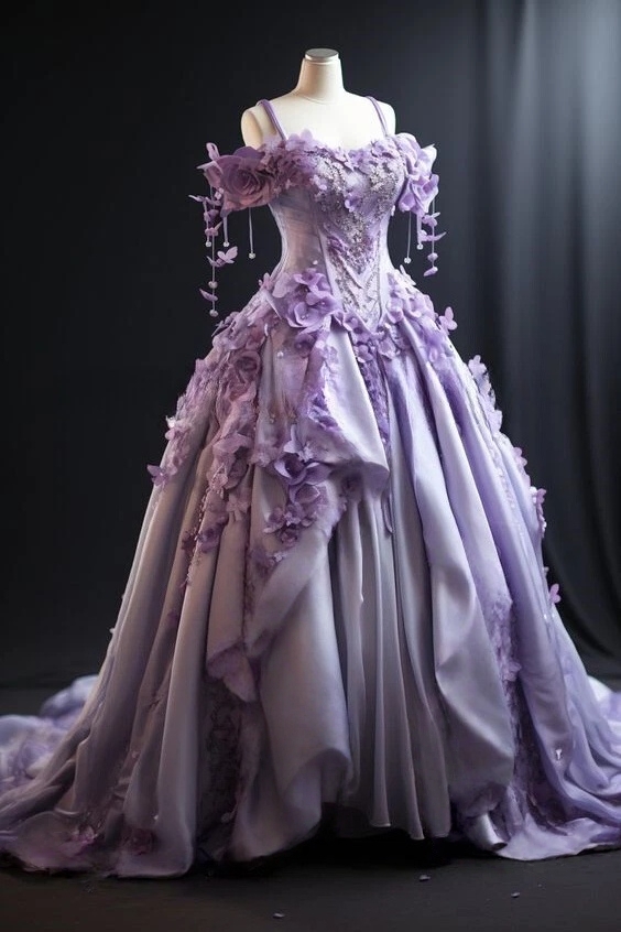 Elegant Floral Victorian Prom  - Victorian Women'S Formal Wear recension och pris