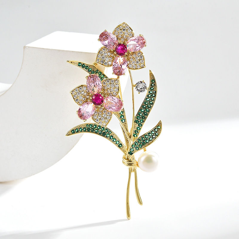 Bridal Bouquet Brooch, Victori - Victorian Women'S Formal Wear recension och pris