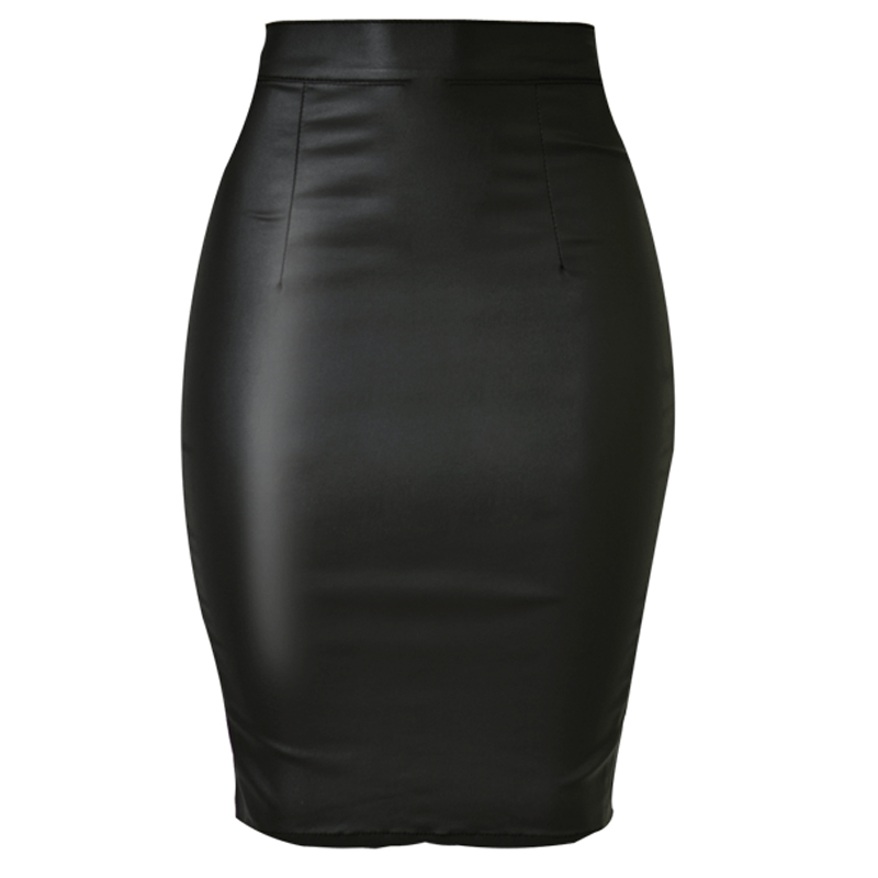 Stretch Faux Leather Skirts Wo - Women Formal Wear With Jeans recension och pris