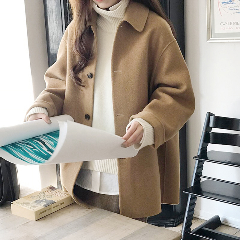 Zoki Autumn Faux Wool Coat Wom - Tailored Coat Wool recension och pris