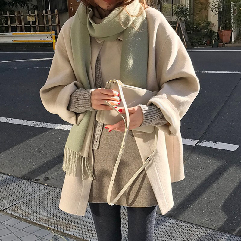 Zoki Autumn Faux Wool Coat Wom - Tailored Coat Wool recension och pris