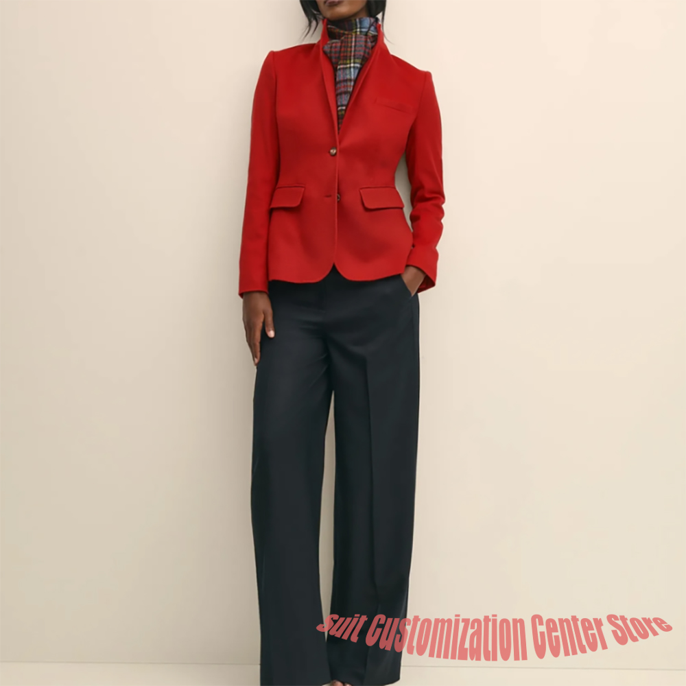 Women's Navy Woolen Clothes Si - Women Formal Wear Shirts recension och pris