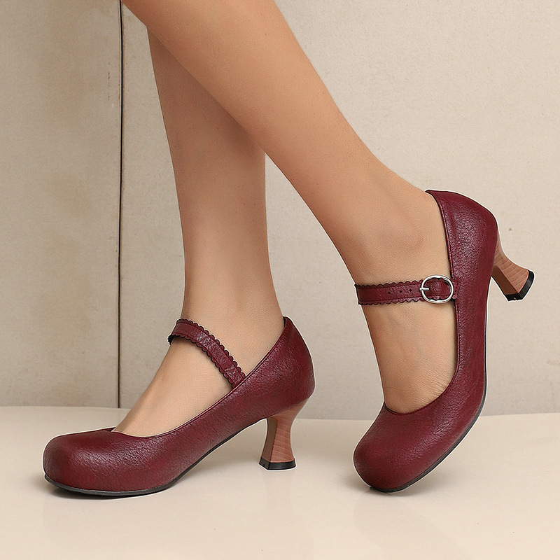 Women Retro Mary Jane Pumps Ro - Women Formal Wear With Shoes recension och pris