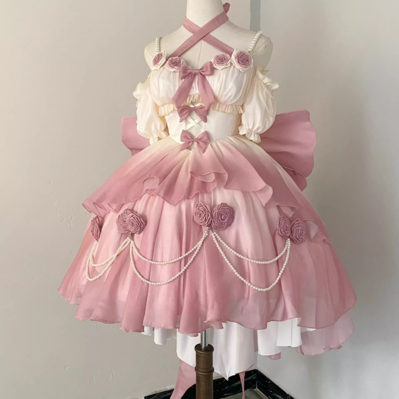 Retro Victorian Lolita Dress E - Victorian Women'S Formal Wear recension och pris