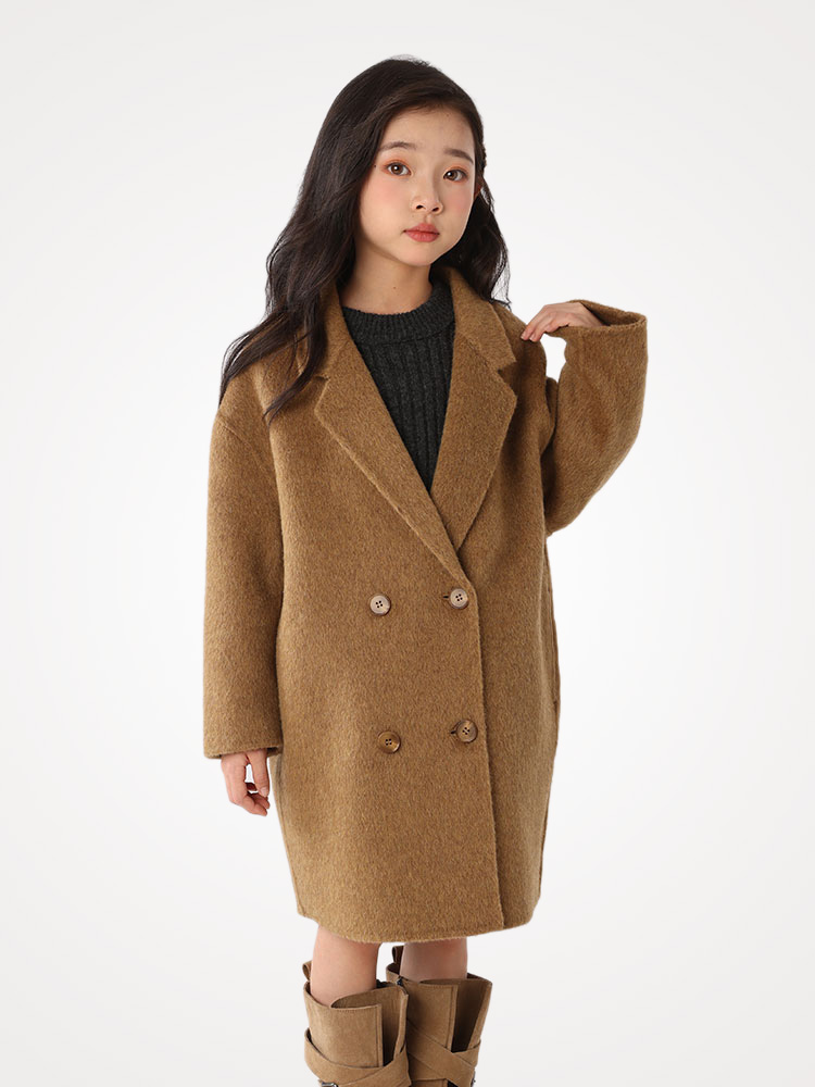 Children 100% Pure Wool Double - Tailored Coat Wool recension och pris