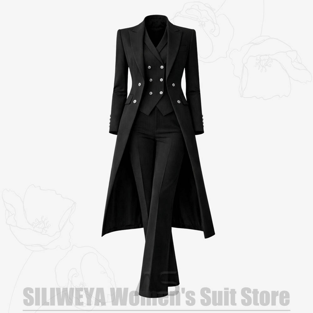 Women's Suit 3 Piece Double Br - Women Formal Wear Shirts recension och pris