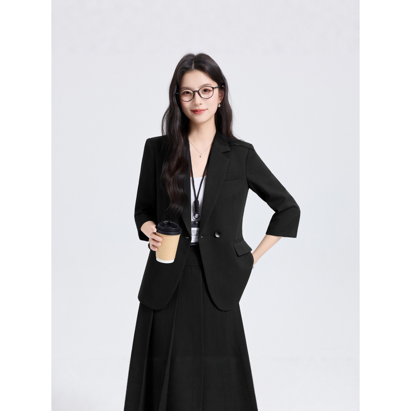 Navy Blue Women's Suit Set for - Women Formal Wear Shirts recension och pris