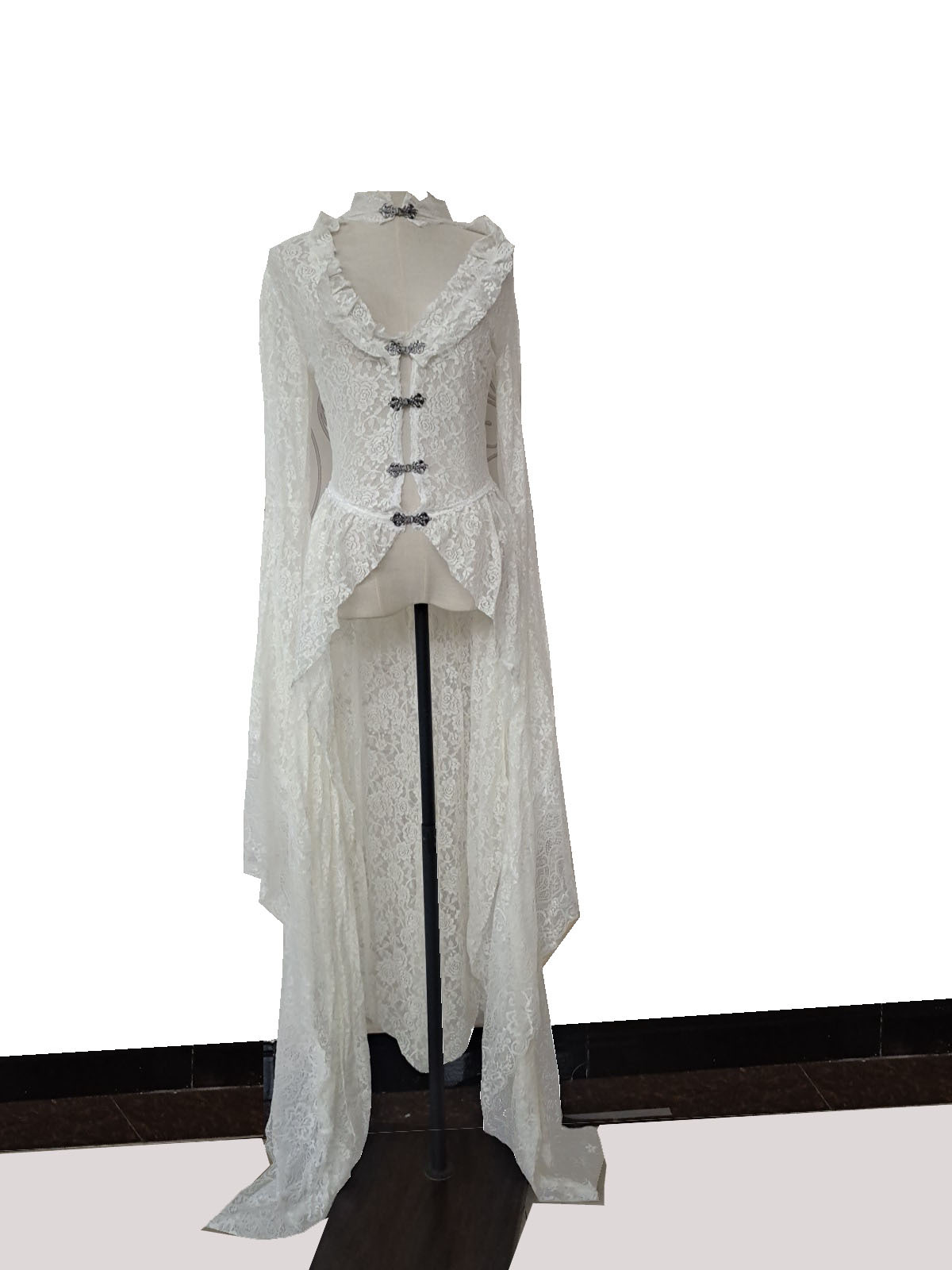 Gothic Women White Vintage Sol - Victorian Women'S Formal Wear recension och pris