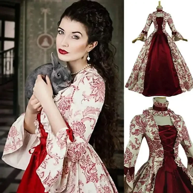 Plus Size Women Gothic Floral  - Victorian Women'S Formal Wear recension och pris