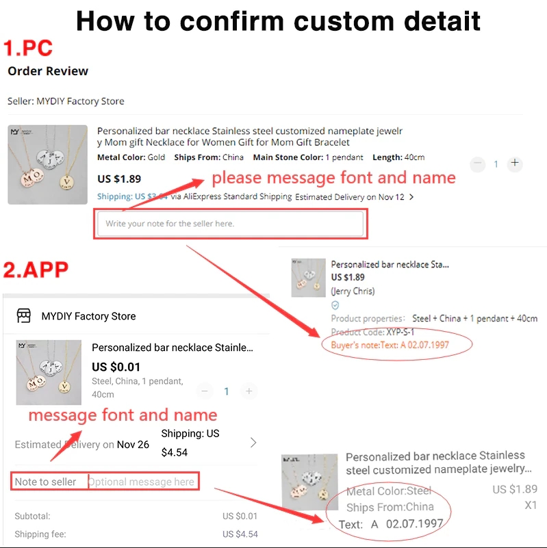 Customized Name and Photo Neck - Women'S Formal Wear Names recension och pris