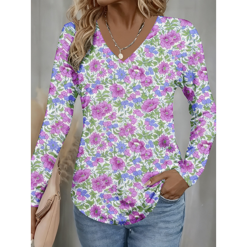 Women Elegant V Neck Long Slee - Women Formal Wear Shirts recension och pris