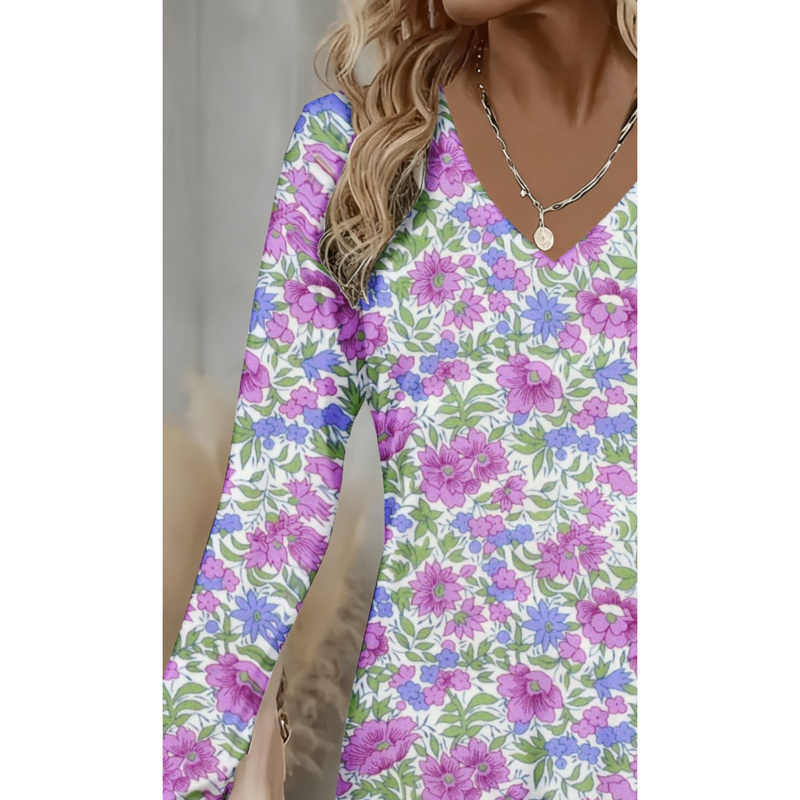 Women Elegant V Neck Long Slee - Women Formal Wear Shirts recension och pris