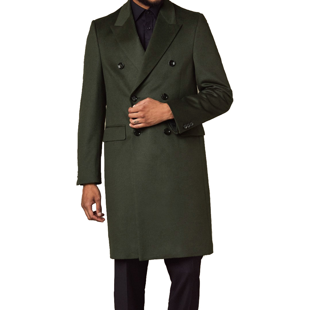 Luxury 100% Wool Long Coat For - Tailored Coat Wool recension och pris