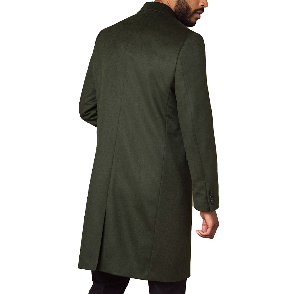 Luxury 100% Wool Long Coat For - Tailored Coat Wool recension och pris