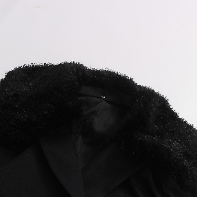 Fur Women Coat Windbreaker Bel - Women Formal Wear Belt recension och pris