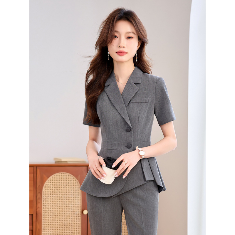 Navy blue women's thin profess - Women Formal Wear Shirts recension och pris
